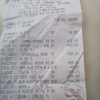 İdeal Market İdeal Madenler Şb... Etiket Farklı Fiyat, Kasa Da Farklı Fiyat Uy