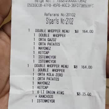 Burger King'te Sos İsteyince Yaşanan Sorun