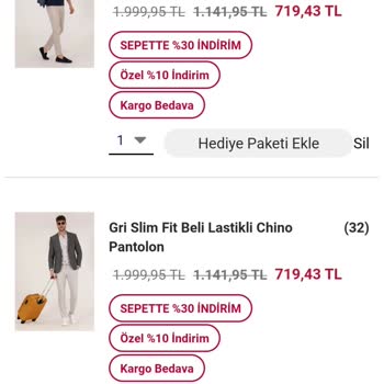 Pierre Cardin Giyim Online Satış Mağazasından Ürün Sepeti Hakkında
