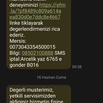 Arçelik Yetkili Servisin Randevuya Gelmemesi