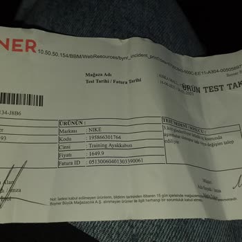 Boyner İnceleme Sonuçsuz Gelmesi