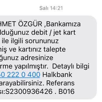 Halkbank - Paraf Kart Göndermeme Ve Dalga Geçer Gibi Davranılması.!