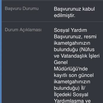 Aile ve Sosyal Hizmetler Bakanlığı Sosyal Yardım Başvurusu