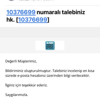 A101 Ne Ürün Gönderiyor Ne De İptal Edip Ücret İadesi Yapıyor!