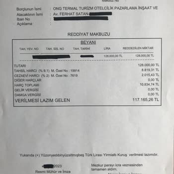 Ong Turizm Ong Termal Kısa Sürede Para İadesi