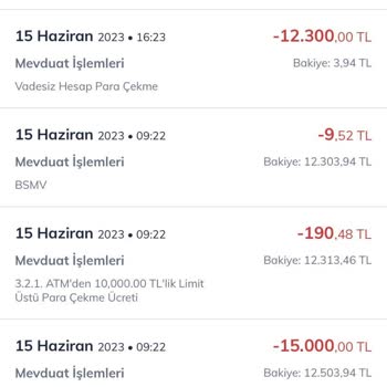 QNB Finansbank Banka İçerisindeki Bankamatiği Kullanma Kesinti İadesi