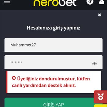 Nerobet Ödeme Yapmıyor Girişim Engellendi