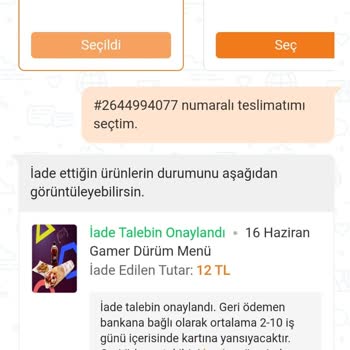 Trendyol Yemek İade Sürecinin Saçmalığı