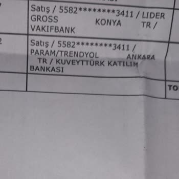 Trendyol Siparişim Oluşturulamadı Ama Hesabımdan Para Çekildi