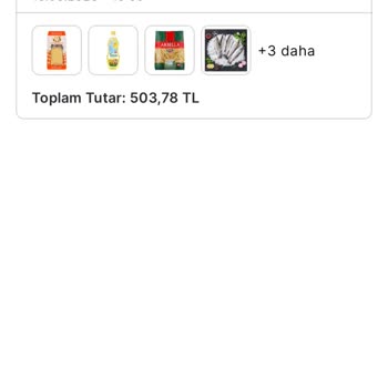 Migros Eksik Ürün Gönderimi