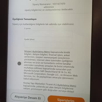 Koçtaş Uzun Zamanlı Bekletilerek Ödenmeyen Paramın İadesinin Yapılmaması
