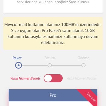 Mynet Mail Hizmeti Ücretlendirme Sorunu