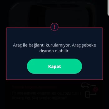 Fiat Yol Arkadaşım Uygulaması Şebeke Bağlantı Hatası Sorunu