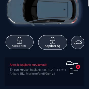Fiat Yol Arkadaşım Uygulaması Şebeke Bağlantı Hatası Sorunu