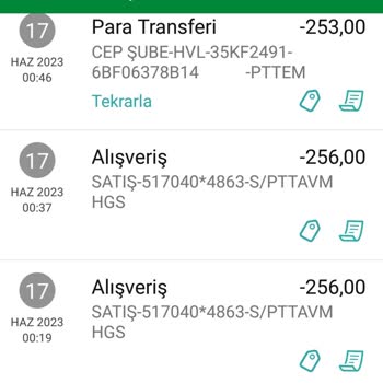 PttAVM Para Çekildiği Halde HGS Ye Yüklenmiyor