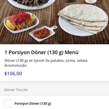 GetirYemek Köfteci Yusuf Emniyetevler Şubesi Sorun Yaşama