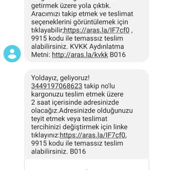 Aras Kargo Adresime Gönderilmeyen Kargo