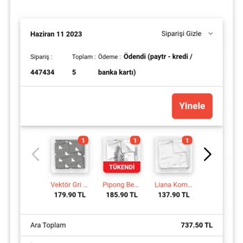 Bonvagon Firmanın Sipariş İptali