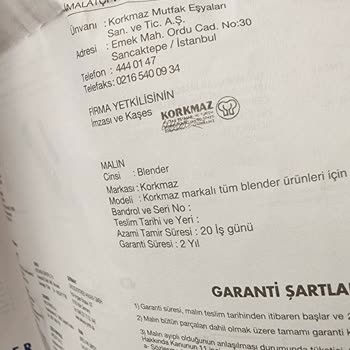 Korkmaz Ürünleri Çok Kalitesiz