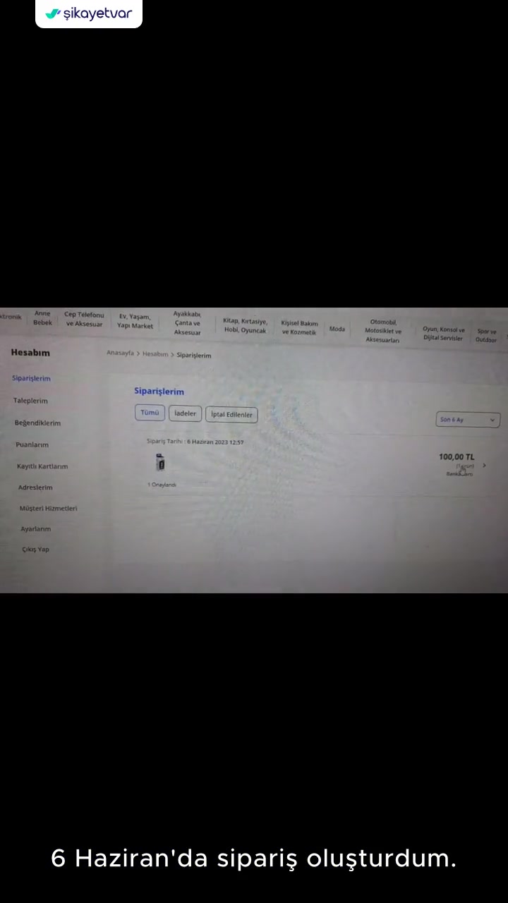 Pazarama 11 Gündür Siparişle İlgilenmiyor, Web Site Bozuk videonun kapak resmi
