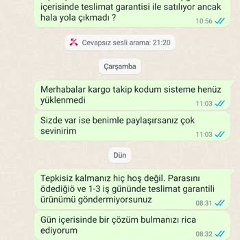 Mio Grande Ürünümü Teslim Etmiyor