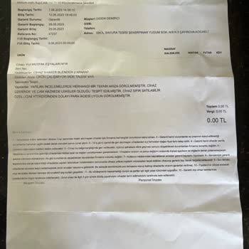 Yui Bilsa Servis Şikayet