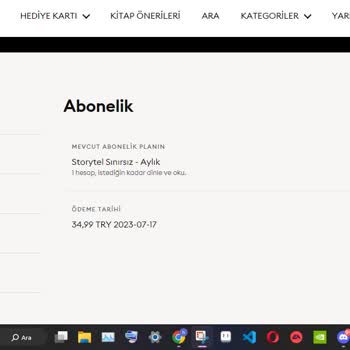 Storytel'e Ödeme Yaptığım Halde Kitaplar Açılmıyor. (ve Nedeni)