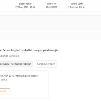 Trendyol John Lion Firması Hile Yaparak Ürün Satıyor