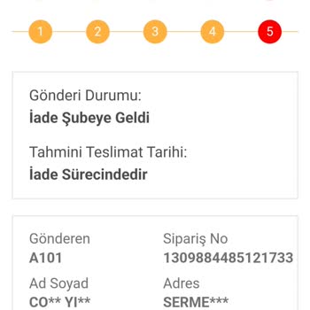 A101 İade Ücretimi Vermiyor