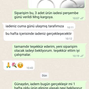 Welch Steel Welch İade Edilen Ürünlerin Ödemesini Yapmaması Hk.