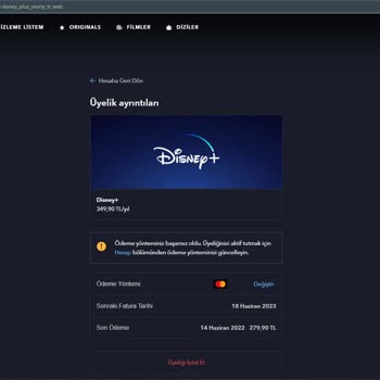 Disney+ Yanlış Fiyat Bilgilendirmesi