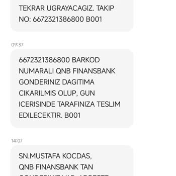 PTT Kurye Adreste Size Ulaşamadık