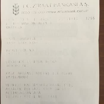Ziraat Bankası'nın Paramı İade Etmemesi