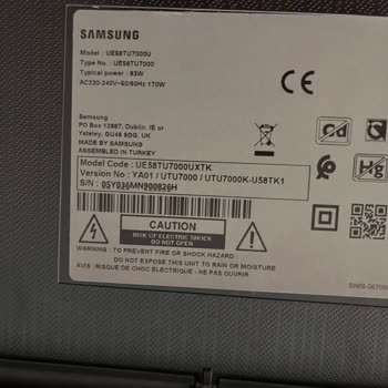 Samsung 58" TV Kronik Panel Arızası!