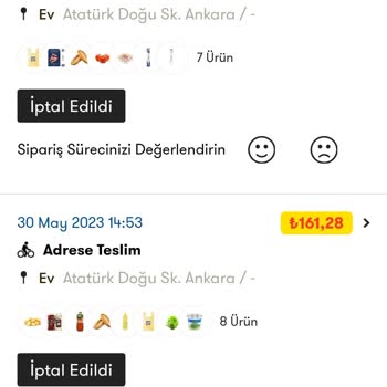 Şok Market Siparişimi İptal Etti.