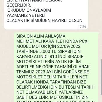 Honda Ya Yakışmayan Bayi Honda Ataberk