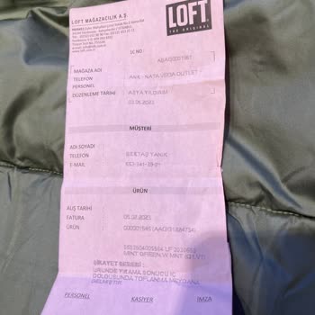 Loft Markası Ve Mağaza Yetkililerinin İlgisizliği