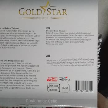 Görgel Metal Goldstar Paslanmaz Çelik Tencere Deforme Oldu