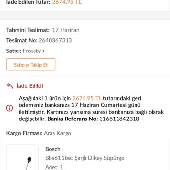 Trendyol Gelmeyen Ürün Mağduriyeti