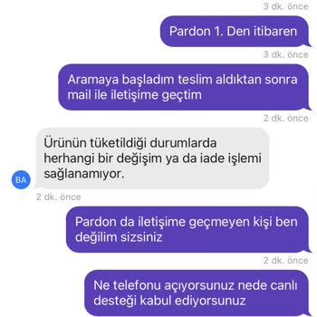 Burger King Eksik Menü Gönderimi