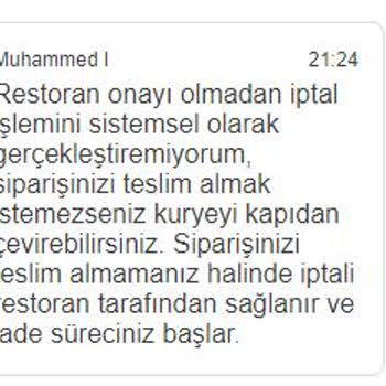 Yemeksepeti Müşteri Temsilcilerinin Hiçbir İşe Yaramaması