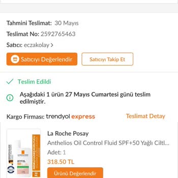 Trendyol Eczakolay Orijinalliği Şüpheli Ürün