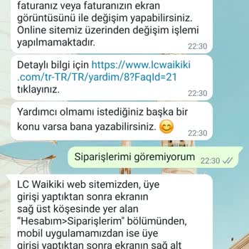 LC Waikiki Müşteri Hizmetleri İlgisizliği Ve Ulaşılamaması