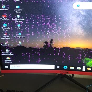 City Bilişimden Aldığım Bilgisayarda Ekran Sorunu Yaşıyorum