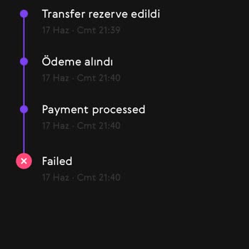 Paysend Para Hesaba Gelmedi