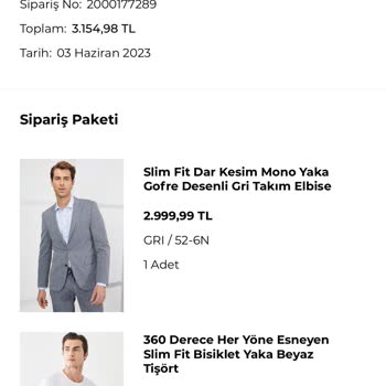 Altınyıldız Classics Mağduriyet Sebebiyle Hediye Çeki Talebi