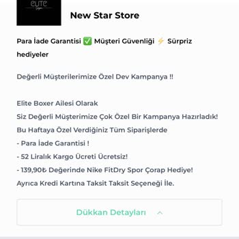 Shopier Ve Elite Boxer Store Para İadesi Yapmıyor