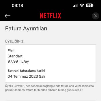 Netflix Üyelik Bedelinden 10₺ Fazla Ücret Kesiyor.