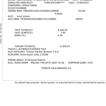 Green Valley Bungalov Paramın İadesini İstiyorum