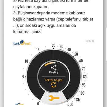 TurkNet Bağlantı Sorunu Hız Çok Yavaş